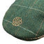 BK Celtic Knot Adult Flat Cap in Bottle Green & Brown