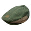 BK Celtic Knot Adult Flat Cap in Bottle Green & Brown