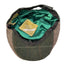 BK Celtic Knot Kids Flat Cap in Bottle Green & Brown
