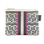 BK Jacquard Purse in Thyme Green & Pink