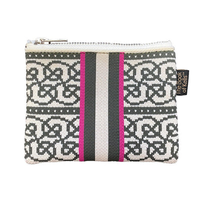 BK Jacquard Purse in Thyme Green & Pink