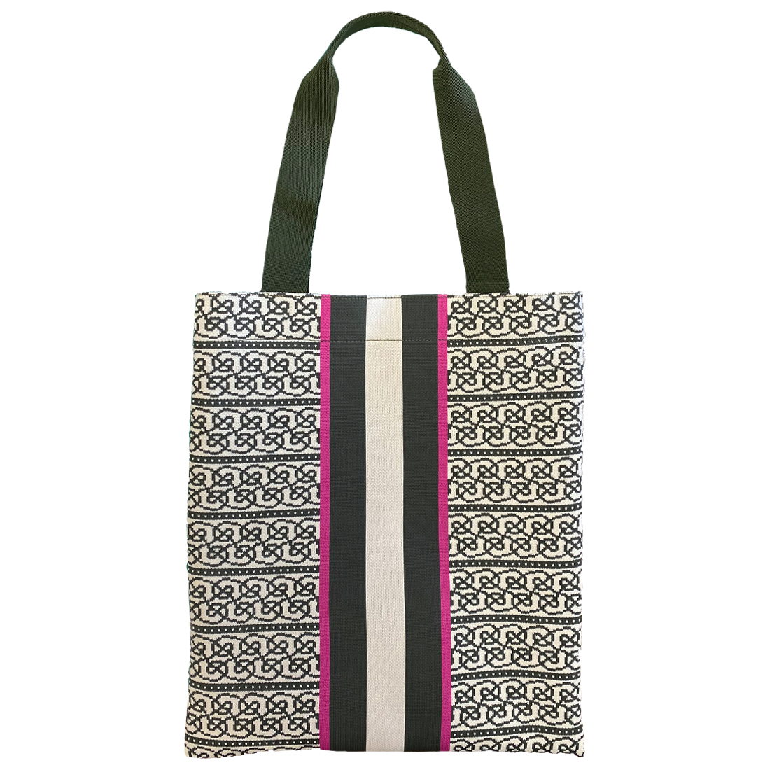 BK Jacquard Tote Bag in BK1017