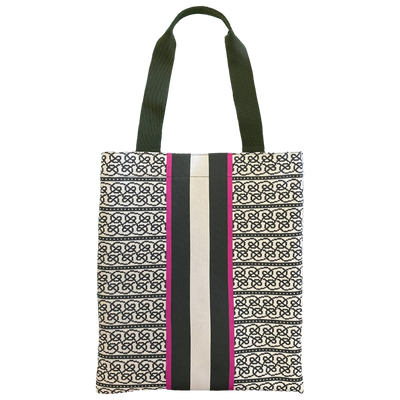 BK Jacquard Tote Bag in BK1017