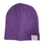 BK Knitted Beanie Hat in Purple