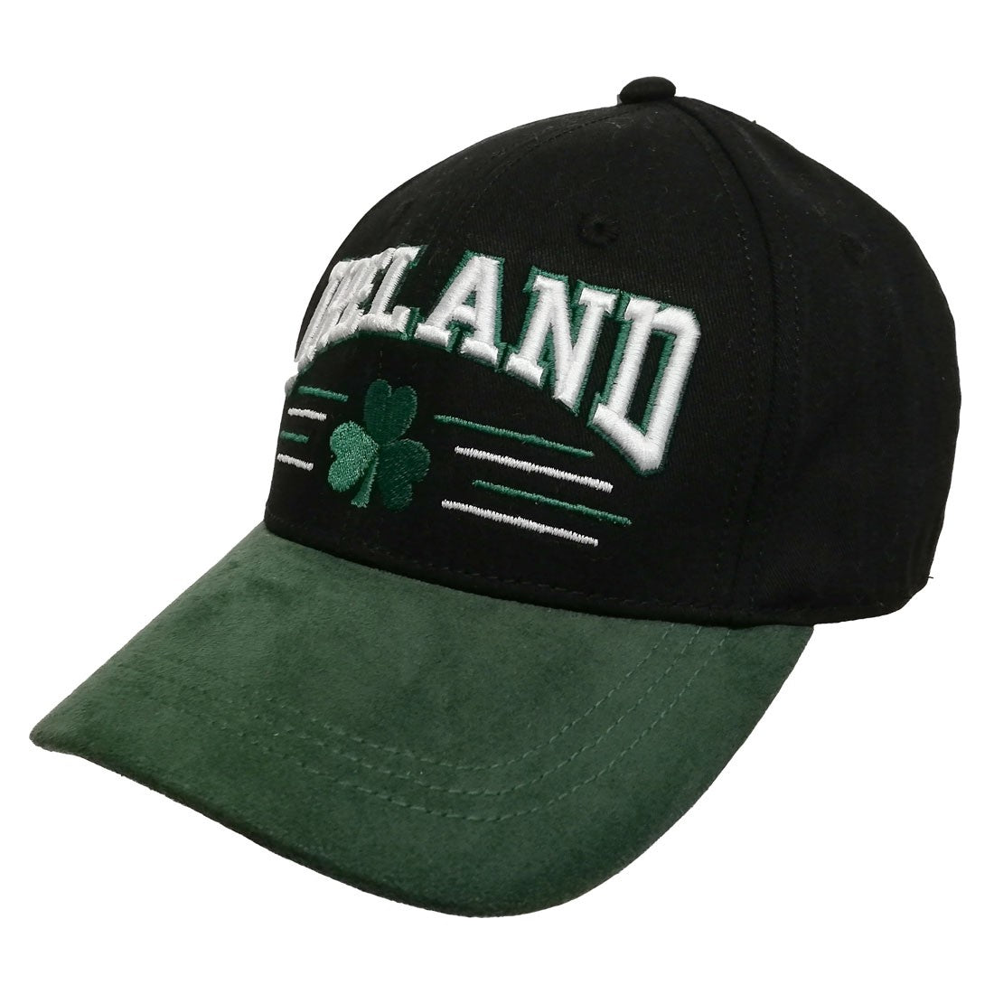 Black/ Bottle Green Ireland Shamrock Baseball cap