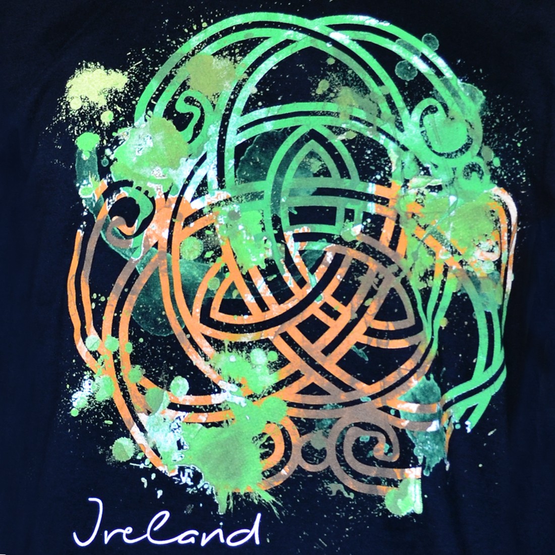 Black coloured Celtic Knot T-shirt