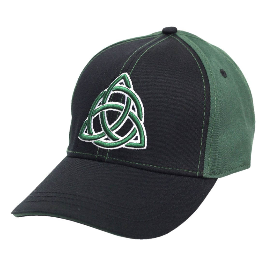 Black Green 3D Celtic Twist Baseball Cap