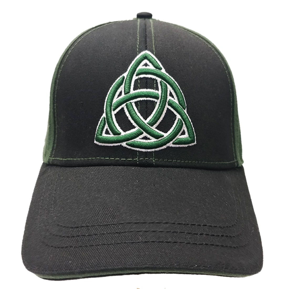 Black Green 3D Celtic Twist Baseball Cap