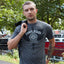 Ireland ‘Dagger’ Grindle Crew Neck T-Shirt in Black