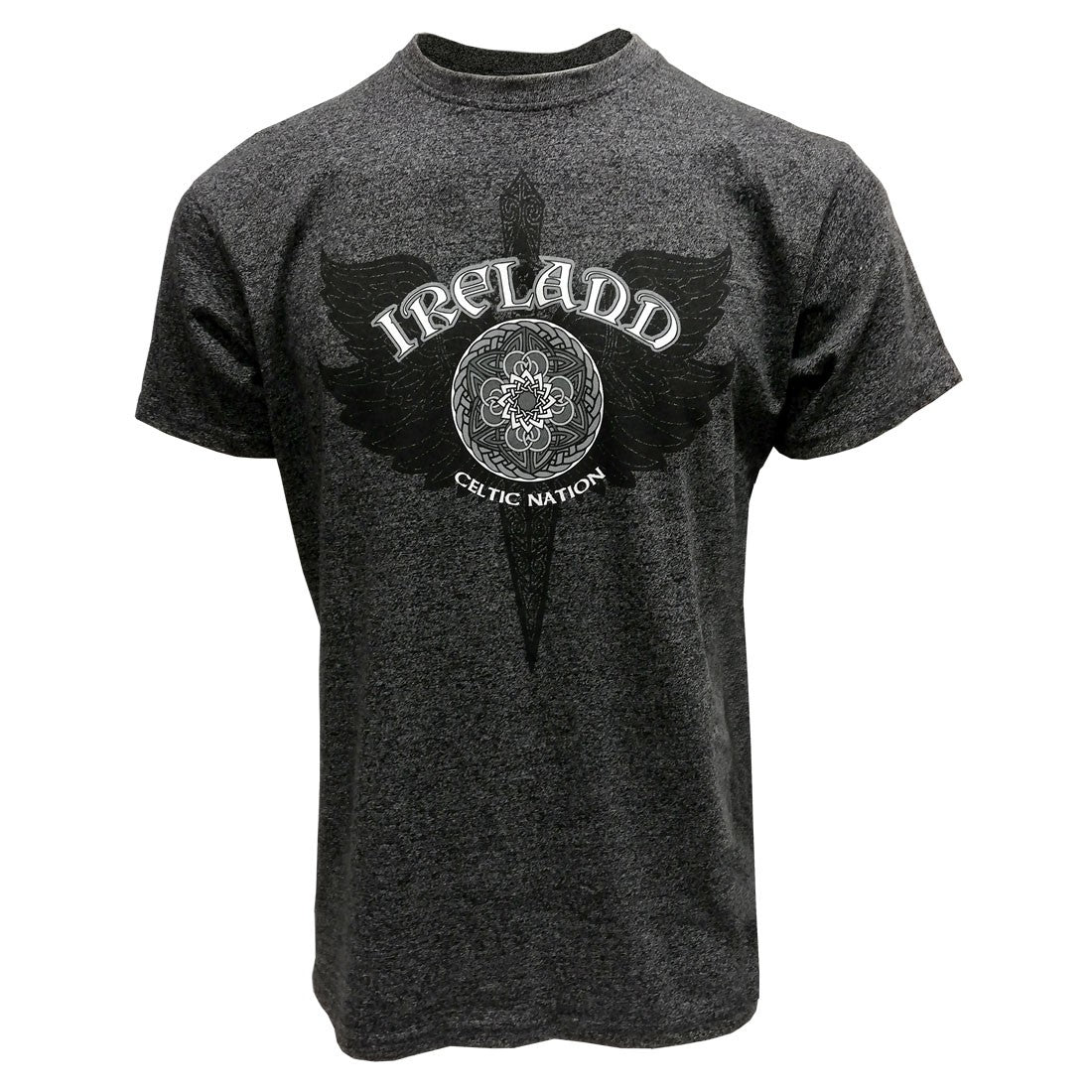 Ireland ‘Dagger’ Grindle Crew Neck T-Shirt in Black