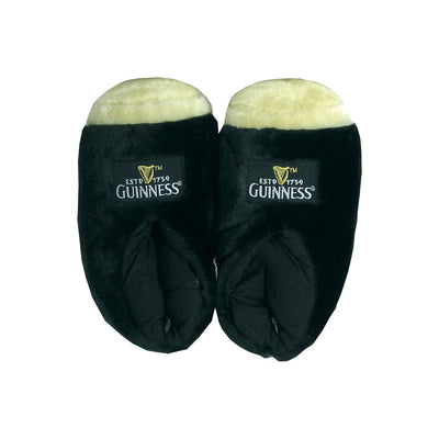 Black Guinness Pint Fun Slippers