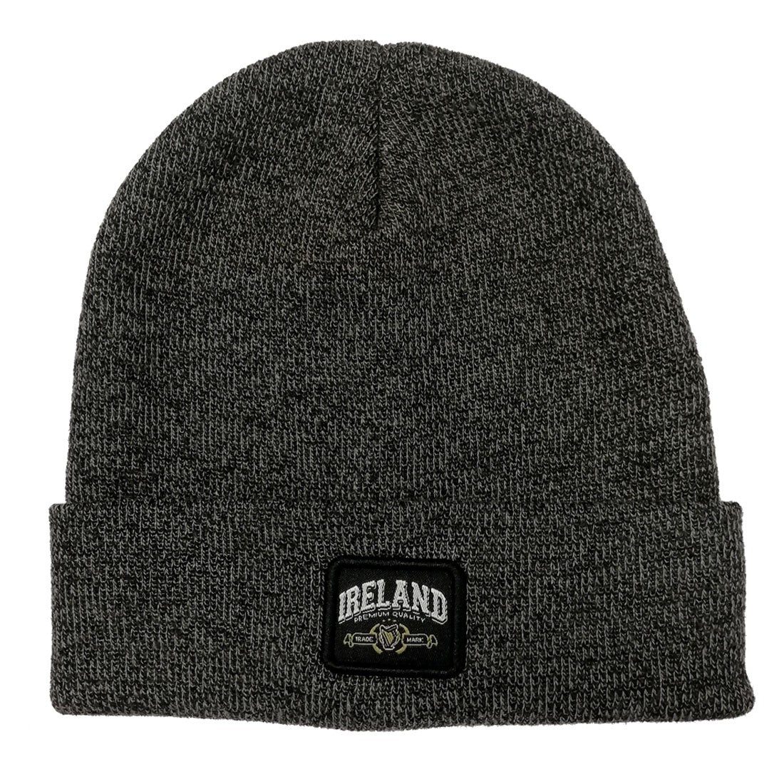 Black Ireland Premium Quality Badge Knit Hat
