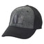 Black Ireland Tweed Suede Peak Baseball Cap