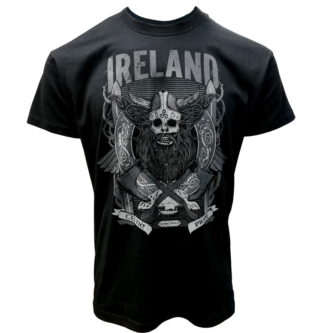 Ireland ‘Viking’ T-Shirt in Black