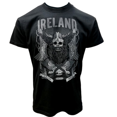 Ireland ‘Viking’ T-Shirt in Black