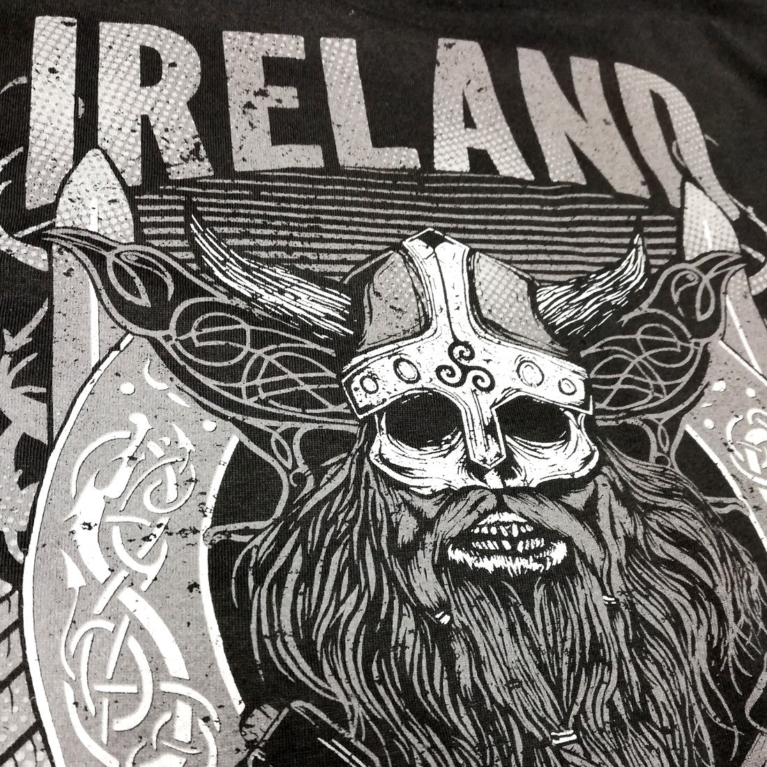 Ireland ‘Viking’ T-Shirt in Black