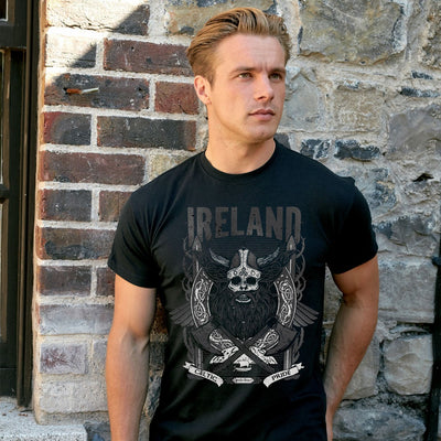 Ireland ‘Viking’ T-Shirt in Black