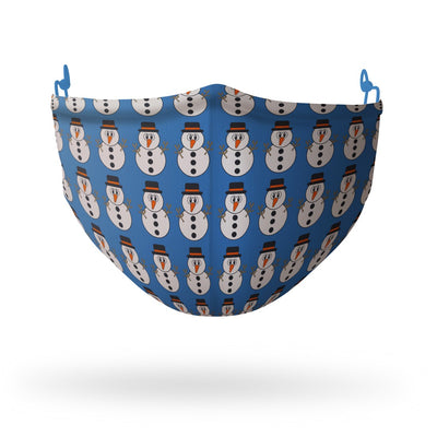 Adult Blue Overall Snowman Barrier Mask (NSAI SWIFT 19 Complaint)