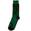Book of Kells Black/ Green Celtic Socks