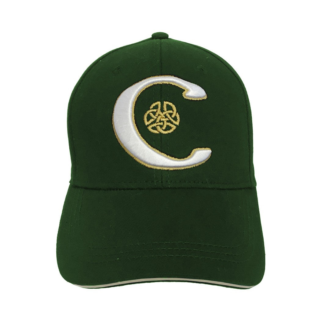 Book of Kells Bottle Green Letter C Baseball Cap