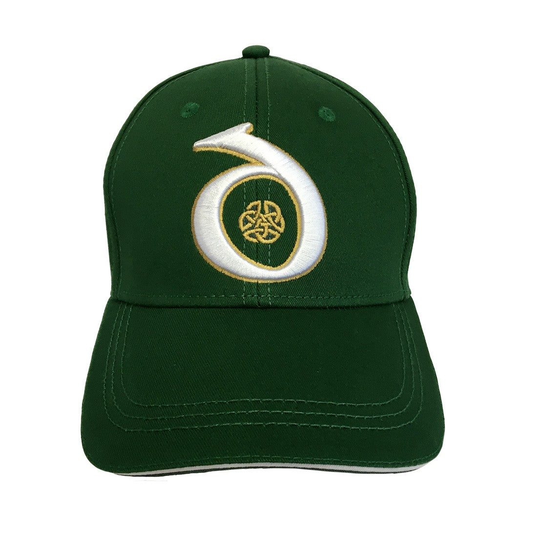 Book of Kells Bottle Green Letter D Baseball Cap