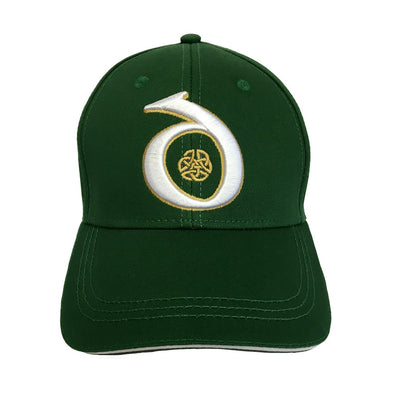 Book of Kells Bottle Green Letter D Baseball Cap