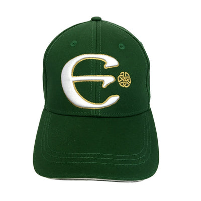 Book of Kells Bottle Green Letter E Baseball Cap