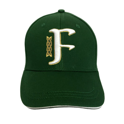 Book of Kells Bottle Green Letter F Baseball Cap