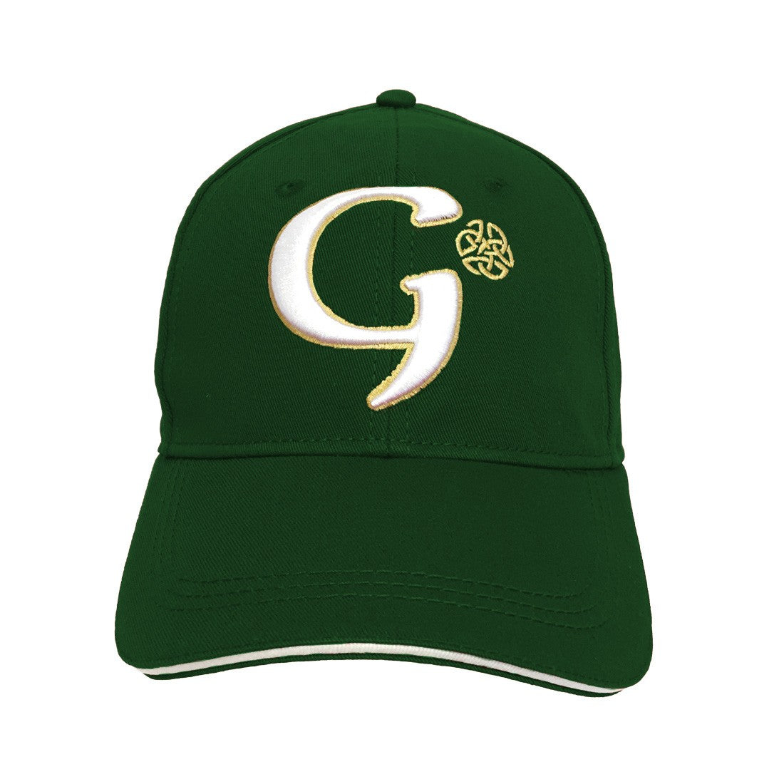 Book of Kells Bottle Green Letter G Baseball Cap