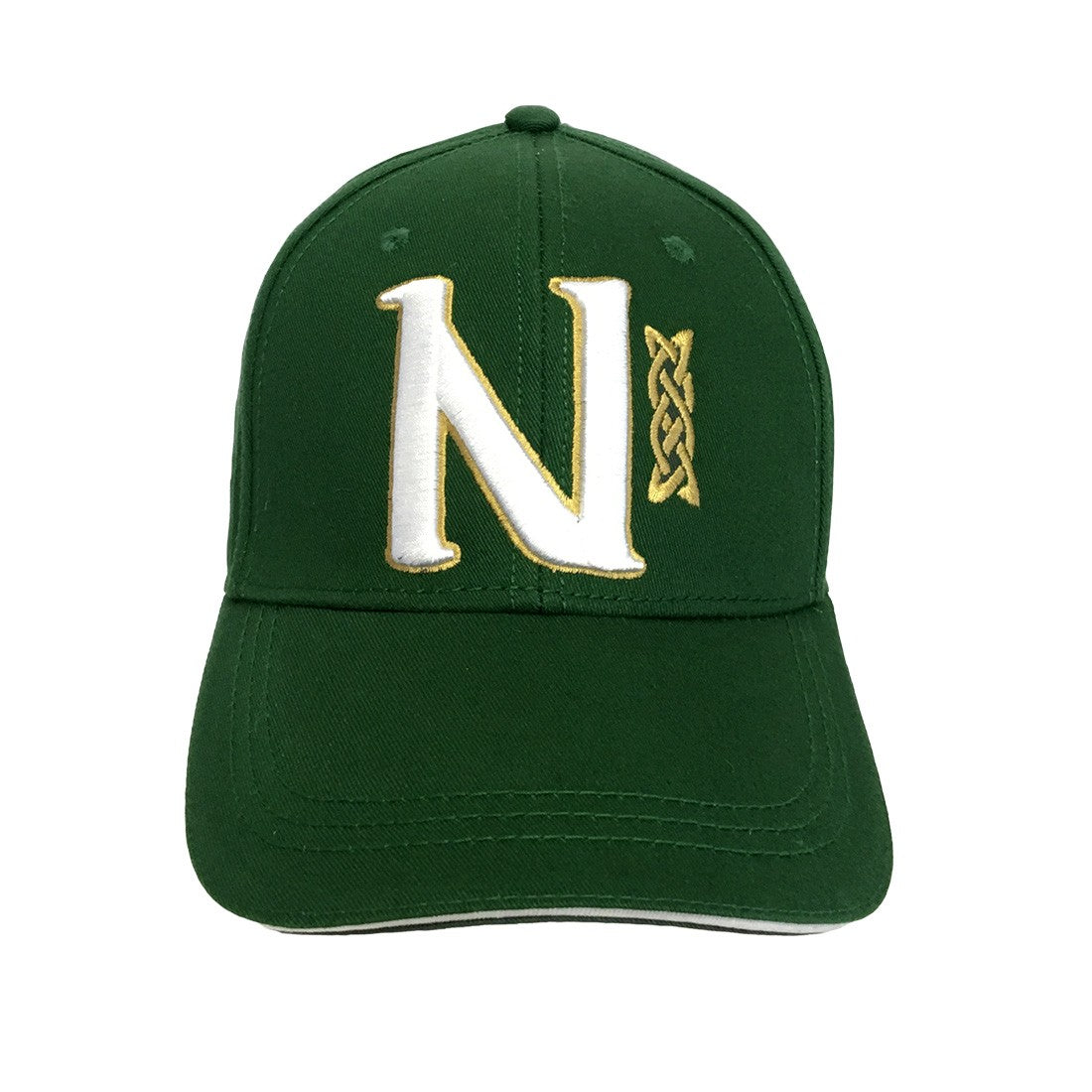 Book of Kells Bottle Green Letter N Baseball Cap