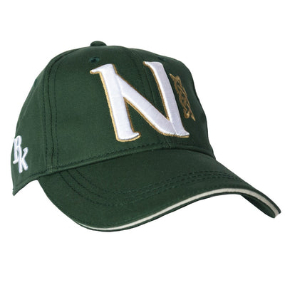 Book of Kells Bottle Green Letter N Baseball Cap
