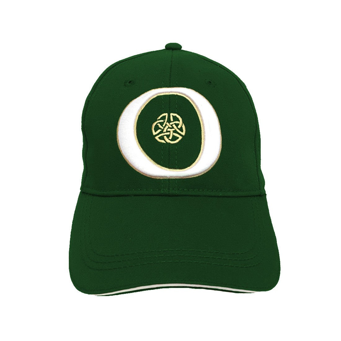 Book of Kells Bottle Green Letter O Baseball Cap