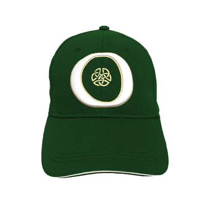 Book of Kells Bottle Green Letter O Baseball Cap