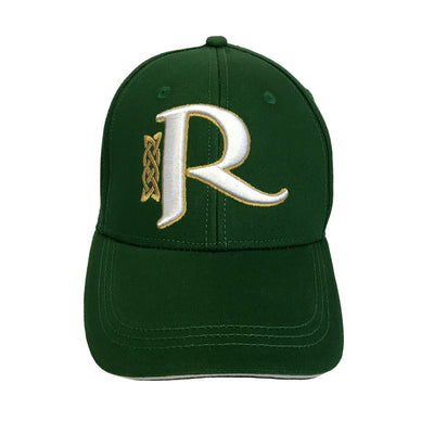 Book of Kells Bottle Green Letter R Baseball Cap