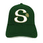 Book of Kells Bottle Green Letter S Baseball Cap