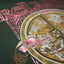 Book of Kells Bottle Green/ Rose Gold Foil Ireland Ladies T-shirt