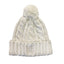 Book of Kells Cable Knit Bobble Hat in Beige