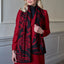 Book of Kells Celtic Reversible Scarf in Red & Black
