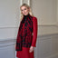 Book of Kells Celtic Reversible Scarf in Red & Black