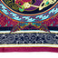 Book of Kells Celtic Silk Scarf in Burgundy & Navy