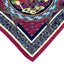 Book of Kells Celtic Silk Scarf in Burgundy & Navy