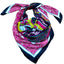 Book of Kells Celtic Silk Scarf in Cerise Pink & Lime