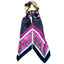 Book of Kells Celtic Silk Scarf in Cerise Pink & Lime
