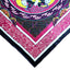 Book of Kells Celtic Silk Scarf in Cerise Pink & Lime