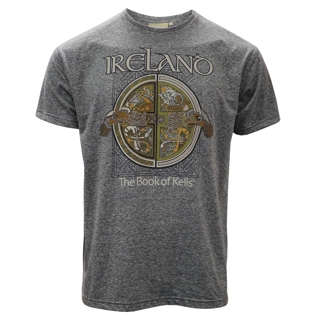 Book of Kells Grey Grindle Ireland Celtic T-Shirt