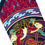 Book of Kells Large Celtic Scarf in Burgundy & Navy