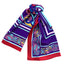 Book of Kells Large Celtic Square Scarf in Purple & Red