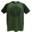 Book of Kells Moss Green Celtic Knot Raglan T-shirt