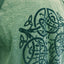 Book of Kells Moss Green Celtic Knot Raglan T-shirt