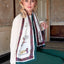 Book of Kells Signature Long Scarf in Bottle, Red & Purple